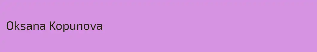 Oksana Kopunova